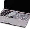 Şeffaf Macbook Pro Klavye Kılıfı 13inç M1-m2 Türkçe Q Baskı A2338 2289 2251 A2141 Ile Uyumlu