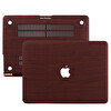 Kahverengi Macbook Air Kılıf 13 Inç A1369 A1466 Ile Uyumlu 2017 Yılı Öncesi Wood01