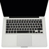 Siyah Arapça Klavye Koruyucu Macbook Air Pro 13-15-17 Inç 2008-2017 Yılı Uk Enter Uyumlu