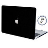 Siyah Macbook Pro Kılıf 13 Inç Simli M1-m2 A1706 A1708 A1989 A2159 A2251 A2289 A2338 Ile Uyumlu G1505
