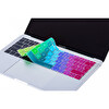 Pembe Yeşil Laptop Macbook Pro Klavye Kılıf Uk(eu) İngilizce Baskılı A1534 A1708 Ile Uyumlu Dazzle