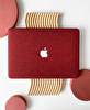 Bordo Macbook Pro Kılıf 13 Inç Simli M1-m2 A1706 A1708 A1989 A2159 A2251 A2289 A2338 Ile Uyumlu G1505