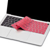 Pembe Laptop Macbook Air Klavye Koruyucu Us-tr Harf Baskılı A1932 Ile Uyumlu