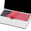 Pembe Laptop Macbook Air Klavye Koruyucu Uk(eu) İngilizce Harf Baskılı A1932 Ile Uyumlu