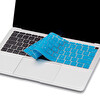 Açık Mavi Laptop Macbook Air Klavye Koruyucu Us-tr Harf Baskılı A1932 Ile Uyumlu