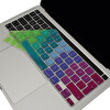 Pembe Yeşil Macbook Pro Klavye Kılıfı 13inç M1-m2 Türkçe Q Baskı A2338 2289 2251 A2141 Ile Uyumlu