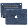 Lacivert Macbook Pro Kılıf 13inç M1-m2 A1706-08 A1989 A2159 A2251 A2289 A2338 Ile Uyumlu Leat01