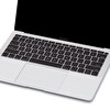 Siyah Laptop Macbook Air Klavye Koruyucu Us(abd) İngilizce Harf Baskılı A1932 Ile Uyumlu