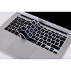 Siyah Türkçe Klavye Kılıfı Macbook Air 11 Inç 2010-2015 Ile Uyumlu