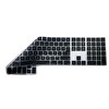 Siyah Klavye Koruyucu Apple Magic Keyboard-2 A1843 With Numeric (UK-US Türkçe) ile Uyumlu