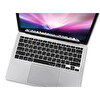 McStorey Siyah Arapça Klavye Koruyucu MacBook Air M1 13" (TouchID'li Air) A2337 A2179 US Enter ile Uyumlu