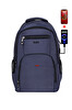 Dada 06 Lacivert Laptop Sırt Çantası 14 inç Usb Typc-E Aparatlı Su Geçirmez Kumaş Ortopedik