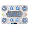 Rampage S50 Glacier Beyaz RGB Işıklı 11 Fanlı LCD Göstergeli 1 Type C 1 Usb Girişli Yükselebilen Notebook Soğutucu