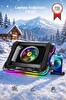 Torima CF07 Ayarlanabilir Rgb Dizüstü Bilgisayar Soğutma Fanı Siyah