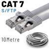 Irenis 10 Metre CAT7 Kablo S/FTP LSZH Ethernet Network Lan Ağ Kablosu Gri