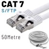 Irenis 50 Metre CAT7 Kablo S/FTP LSZH Ethernet Network Lan Ağ Kablosu Beyaz