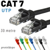 Irenis 30 Metre CAT7 Kablo Ethernet Network İnternet Lan Ağ Kablosu Sarı