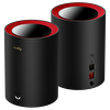 Cudy M3000 2-Pack AX3000 Mbps 2.4 GHz/5 GHz AP/RE/Wisp 2.5 Ge Mu-Mimo Kablosuz 2'li Mesh Wi-Fi 6 Router