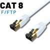 Irenis 15 Metre CAT8 Kablo F/FTP LSZH Ethernet Network Lan Ağ Kablosu Beyaz