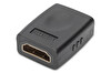 Digitus HDMI Adaptör HDMI A 19 Pin Dişi-Dişi Ultra HD 60p Siyah