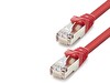 Evimdeyokyok HDX5106 CAT7 10 Gbps 600 Mhz Ethernet Patch Kablosu 60 CM - Kırmızı