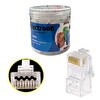 Electroon CAT6 EZRJ45 8P/8C Açık Uçlu Soket  Şeffaf 100 Adet