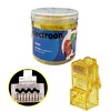 Electroon CAT6 EZRJ45  8P/8C Açık Uçlu Soket Sarı 100 Adet