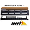 Speed SP-CU648 2U 48 Port CAT6 Dolu UTP Patch Panel ve Kablo Düzenleyici