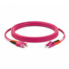 Alfafonet SC/PC-LC/PC Multimode OM4 Dupleks 3 Metre Fiber Patch Cord