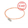 Alfafonet SC/PC Multimode Tight Buffer OM1 1 Metre Fiber Optik Pigtail 1 Paket - 10 Adet