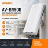 Avenir AV-BR500 2.4G Dijital Kablosuz İnternet Aktarıcı - 2 Adet Takım Set