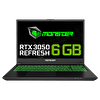 Monster Abra A5 V21.1.4 Intel Core i5 12450H 15.6" 16 GB RAM 1 TB SSD 6 GB RTX 3050 144 Hz FreeDOS FHD Gaming Laptop