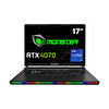 Monster Semruk S7 V9.2.4 Intel Core i9 13950HX 17" 32 GB RAM 2 TB SSD 8 GB RTX 4070 QHD+ FreeDOS Gaming Laptop