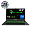 Monster Abra A7 V15.2.2 Intel Core i7 12700H 32 GB RAM 1 TB SSD 6 GB RTX 4050 FreeDOS 17,3" FHD 144 Hz Oyun Bilgisayarı