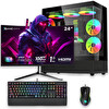 İzoly e-Vix Faunus Intel Core i5 12400F 24" 16 GB RAM 512 GB SSD M.2 NVMe RTX 4060 12 GB FreeDOS Oyun Bilgisayarı