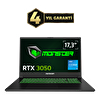 Monster Abra A7 V15.3.3 Intel Core i5 13500H 16 GB RAM 500 GB SSD 6 GB RTX 3050 Windows 11 17,3" FHD 144 Hz Oyun Bilgisayarı