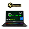 Monster Tulpar T7 V26.2.8 Intel Core i7 13620H 64 GB RAM 1 TB SSD 8 GB RTX 5060 Freedos 17,3" FHD+ 144 Hz Oyun Bilgisayarı