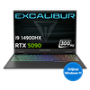 Casper Excalibur G920 i9-14900HX 24GB 2TB RTX5090 24GB 16" W11 Pro Gaming Laptop G920.1490-CX90H-E