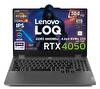 Lenovo LOQ AMD 83JC00H4TR Ryzen 5 7235HS 15.6" 16 GB RAM 512 GB SSD RTX4050 FreeDOS  FHD 144Hz Oyuncu Dizüstü Bilgisayar