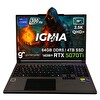 Gameraider IGNIA GR16 Intel Core i9-14900HX 16" 64 GB RAM DDR5 4 TB SSD RTX 5070Ti 12 GB 140W 2.5K QHD 300Hz FreeDOS