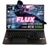 Gameraider FLUX GR16 Ryzen 9-8940HX 16" 32 GB RAM 2 TB SSD RTX5060 8 GB 115W 2.5K W11 Home Gaming Laptop