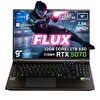 Gameraider FLUX GR16 Core i7-14650HX 16" 32 GB RAM DDR5 2 TB SSD RTX5070 8GB 115W 2.5K W11 Home Gaming Laptop