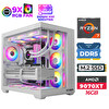 Xaser SovaX90 Ryzen 7 7800X3D 32 GB RAM DDR5 1 TB SSD M.2 Nvme 16 GB RX9070 XT Sıvı Soğutmalı FreeDOS Oyuncu Bilgisayarı