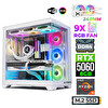 Xaser Astra X200 Ryzen 5 5600X 16 GB RAM 512 GB SSD M.2 Nvme 8GB RTX5060 Sıvı Soğutmalı FreeDOS Oyuncu Bilgisayarı