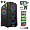 Xaser Astra X10 Ryzen 5 5600X 32 GB RAM 1 TB SSD M.2 Nvme 8GB RTX5060 Sıvı Soğutmalı FreeDOS Oyuncu Bilgisayarı