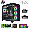 Xaser Lexus x690 Ryzen 7 7800X3D 32 GB RAM 1 TB SSD M.2 Nvme 16 GB RTX5060Ti Sıvı Soğutmalı FreeDOS Oyuncu Bilgisayarı