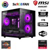 Xaser Cube X30 Ryzen 7 5700x 32 GB RAM 1 TB SSD M.2 NVMe 16GB RX9060 XT FreeDOS Tavsiye Oyuncu Bilgisayarı