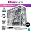 QUANTUM Gaming Proxima White PW1215 i5 14400F 16GB DDR5 512GB NVMe RTX5060 8GB Masaüstü Oyuncu Bilgisayarı