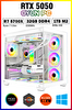 Zeiron Arkham X7 Pro White Ryzen 7 5700X 32GB 1TB M.2 SSD RTX5050 Sıvı Soğutmalı Oyuncu Masaüstü Bilgisayar