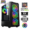 Xaser Nano X40 Ryzen 5 5500 16GB RAM 512GB M.2 Nvme SSD 4GB GTX 1050Ti Oyuncu Hazır Tavsiye Sistem